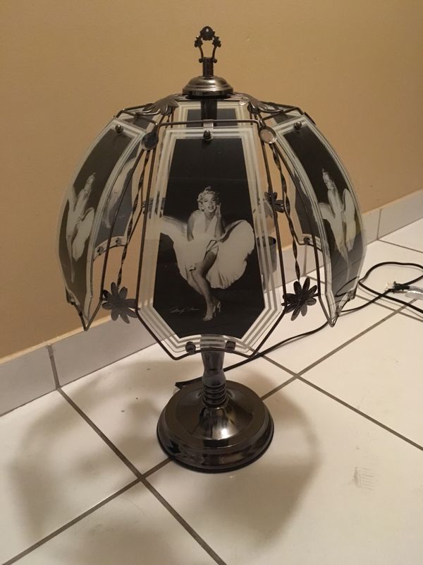 Needs Repair Marilyn Monroe Glass Panel Touch Sensitive Lamp With 3 Needs Repair Marilyn Monroe Glass Panel Touch Sensitive Lamp With 3 Dimming Settings Value 200 For In Miami Fl Offerup