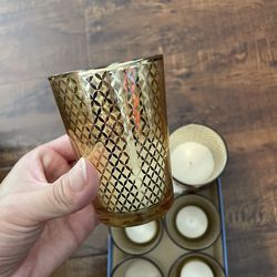 $5 ONLY : Vintage Candle Holders (9 Holders) 