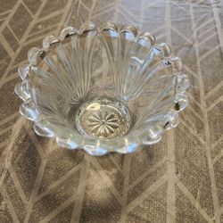 Vintage Glass Candle Holder