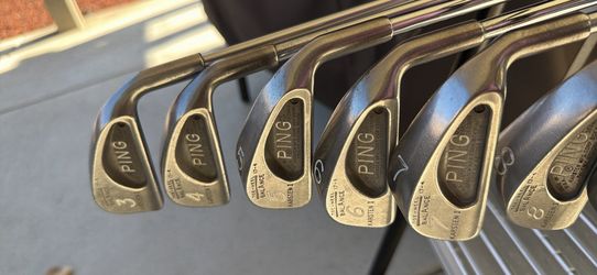 Vintage Ping Karsten I (3-Wedge) and ping anser putter