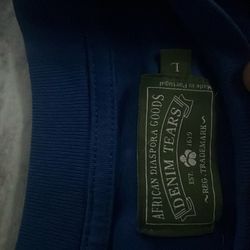 Denim tear shirt (blue)