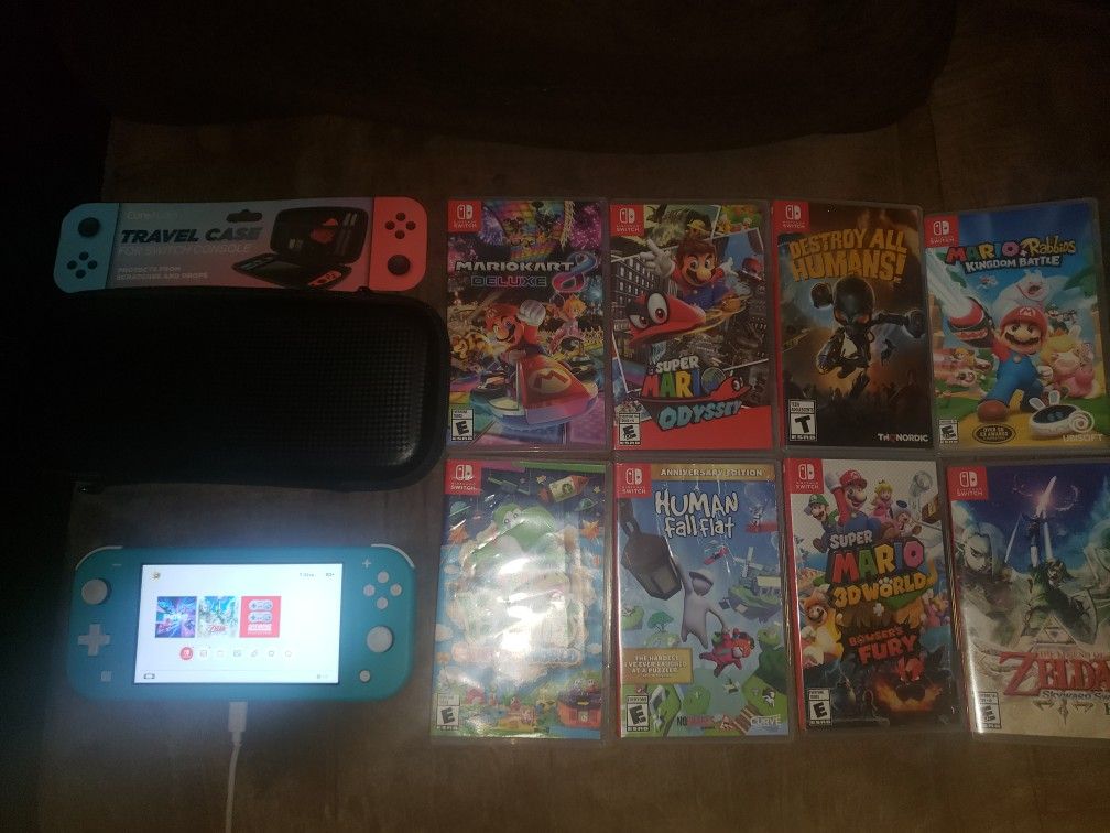 Nintendo Switch Lite Console/Games Bundle.