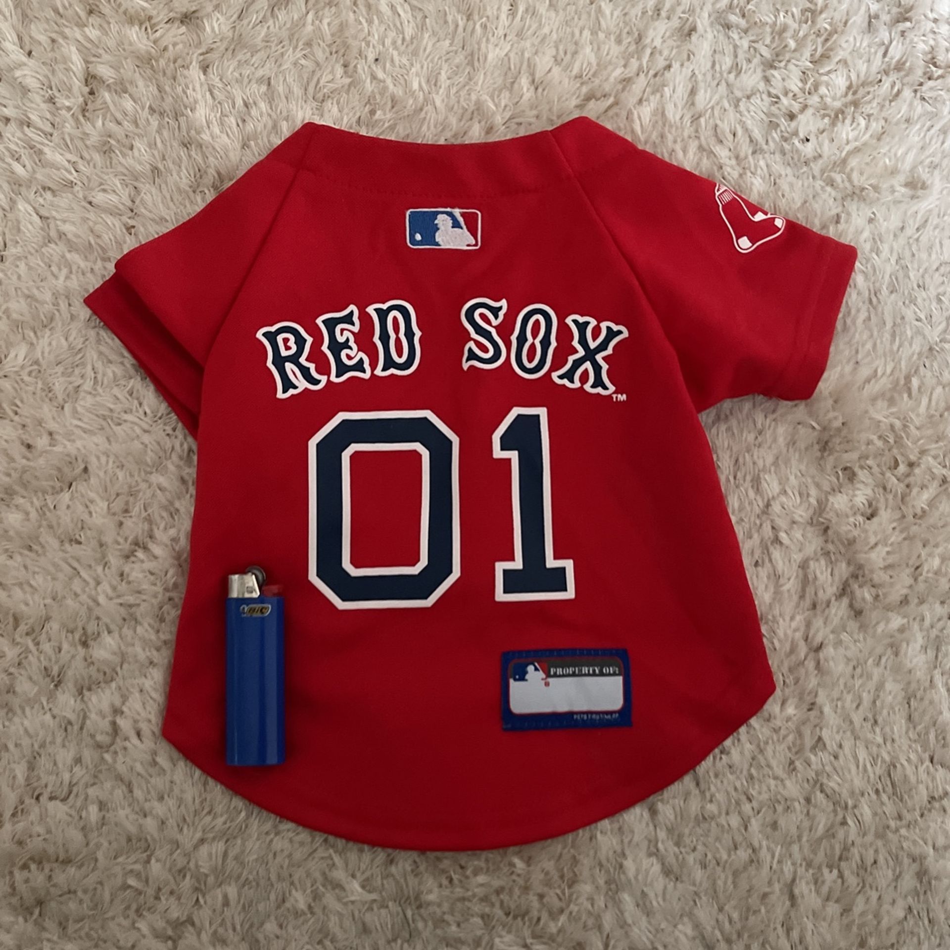 Small Pet Boston Red Sox Official Jersey