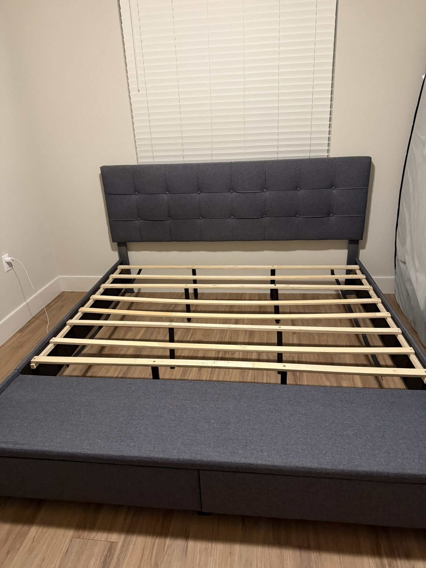 King Bedframe w/ Storage  - Need it gone this weekend