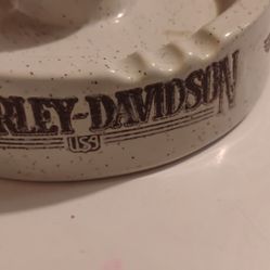Harley Davidson Ashtray  In Good Condition 