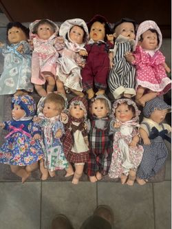 GI-GO Toys Fly Vintage 12 Dolls 8”