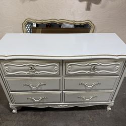 Antique Dresser/Vanity with Mirror
