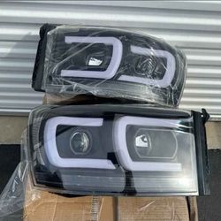 06-08 Dodge Ram LED Sequential Headlights Faros Calaveras Micas Luces 
