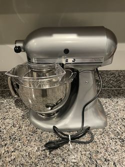 Kitchen Aid Artisan Series 5-Qt. Stand Mixer Metallic Chrome with