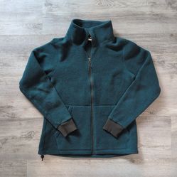 REI Co-op Woman's Medium Teal Fleece Zip Jacket