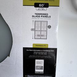 Delta 60” Sliding Shower Door – Tempered Glass (New in Box) 
