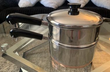 Revere Ware Stainless Steel/Copper Clad Steamer Set