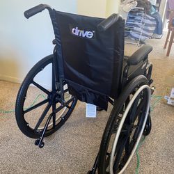 Brand New Wheel Chair W/O2 Bottle Accessory 
