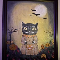 Painting Halloween Themed 