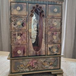 Jewelry Box,  Organizer, Renovated,  Joyero Organizador 