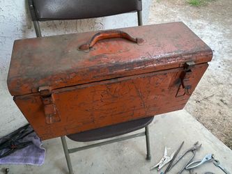 Vintage tool box / chest with tools $40 for all most are made in USA or Japan