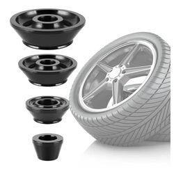 Wheel Balancer Cone 40mm 4pcs Tire Balancing Machine Cones Set Hub Centric Adapter for Tire Balancing Machines, Universal Fit for Cars/SUVs/Trucks