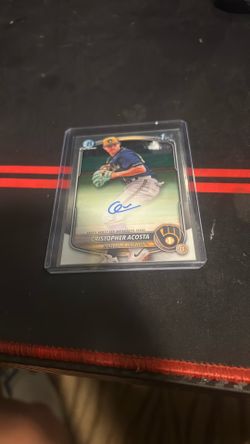 Cristopher Acosta Autographed 1st Bowman