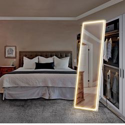  64 x 21 Inch Led Light Mirror  