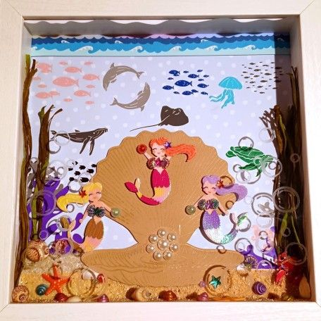 Mermaid Theme Shadowbox