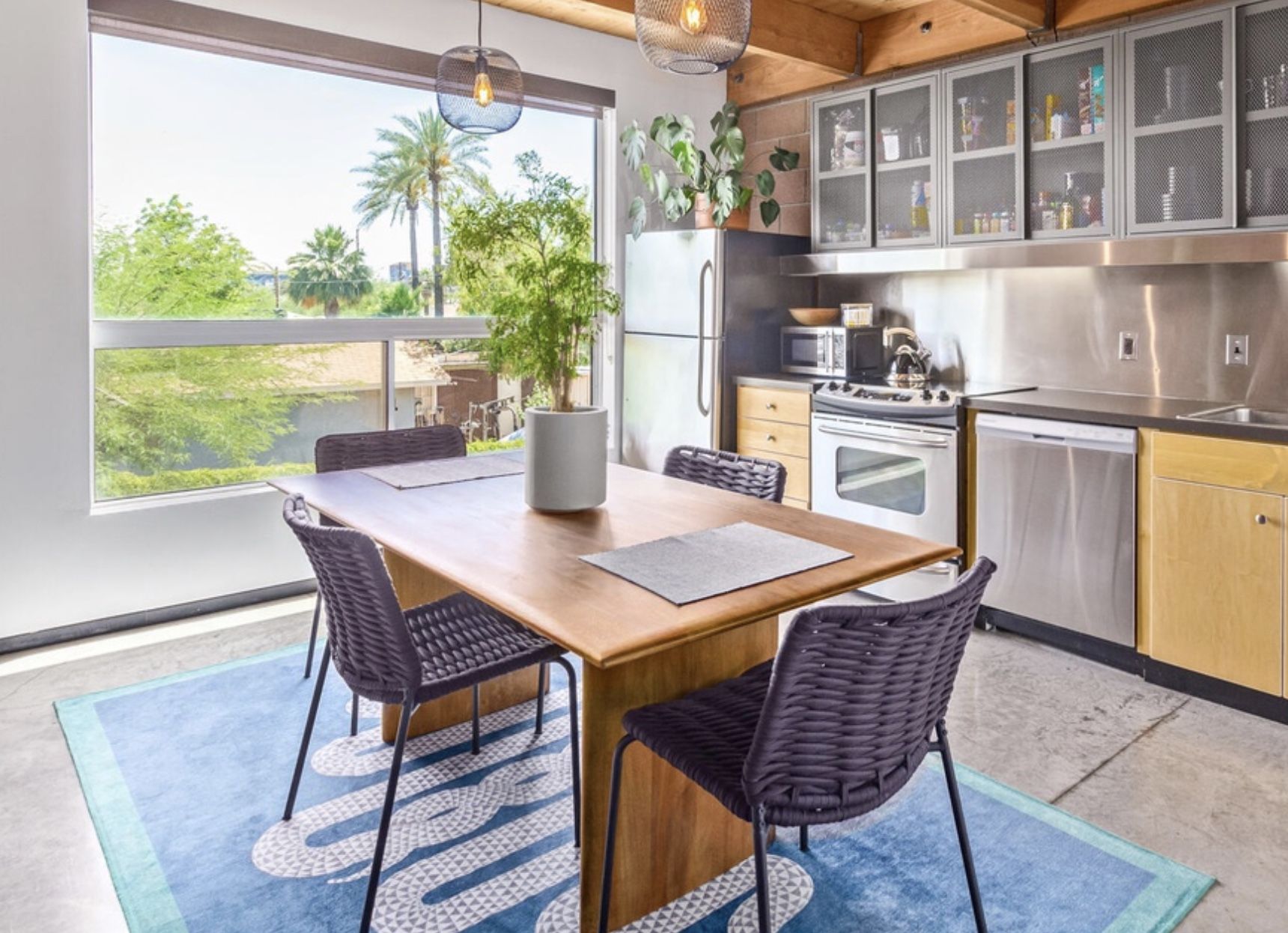 SET OF FOUR IKEA TEGELON CHAIRS