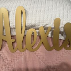 Wooden name - Alexis 