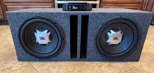 JBL Amplifier and 12” Subwoofers in ported cabinet