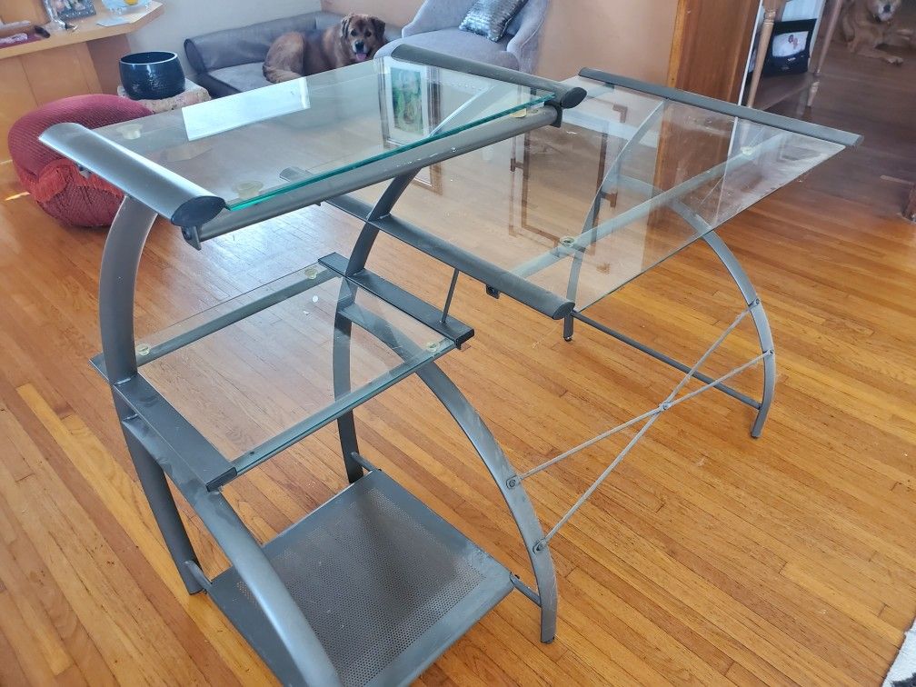 Glass Desk