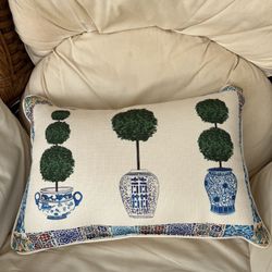 brand new topiary pillow