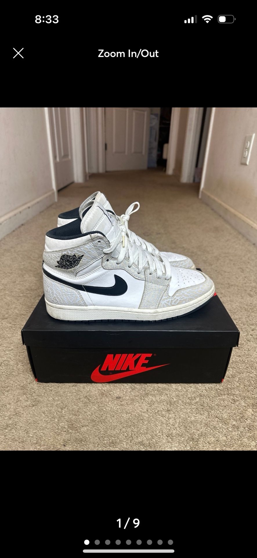 Air Jordan White Elephant Print 2015