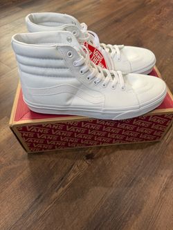 Vans SK8-Hi All White High-Top Sneakers