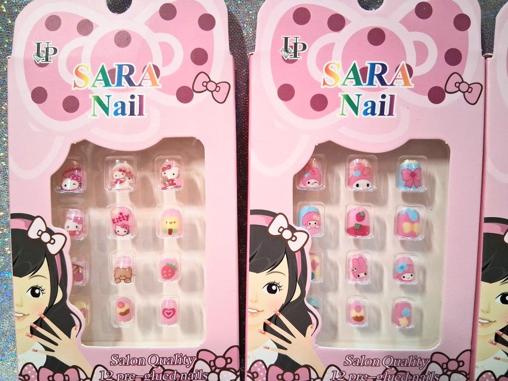 New Hello Kitty & Friends Kids Press On Nails - $2.25 Each