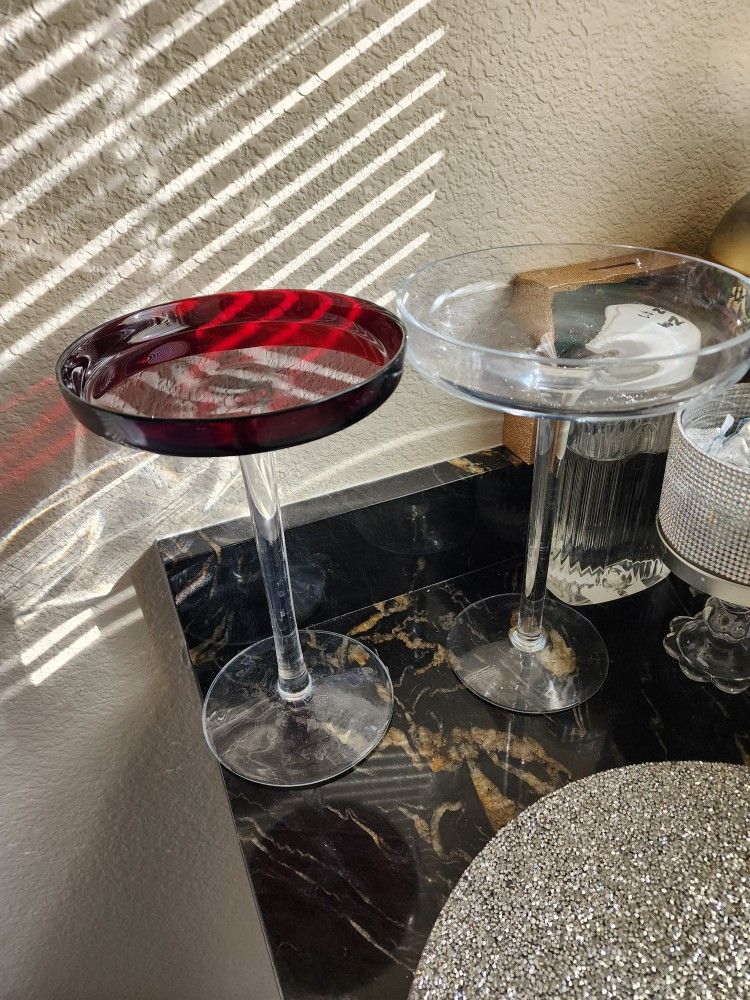 Candle Stem Stand Very Nice Beautiful 😍 Both For 10 N Each For 6