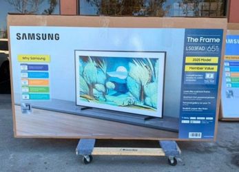 65” Samsung smart 4k frame tv