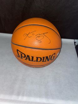 Spalding Basketball with Kobe autograph #8