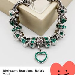 Bracelet  Charm S.steel Bellas Birthstone
