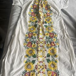 Authentic Mexican Embroidery Dress
