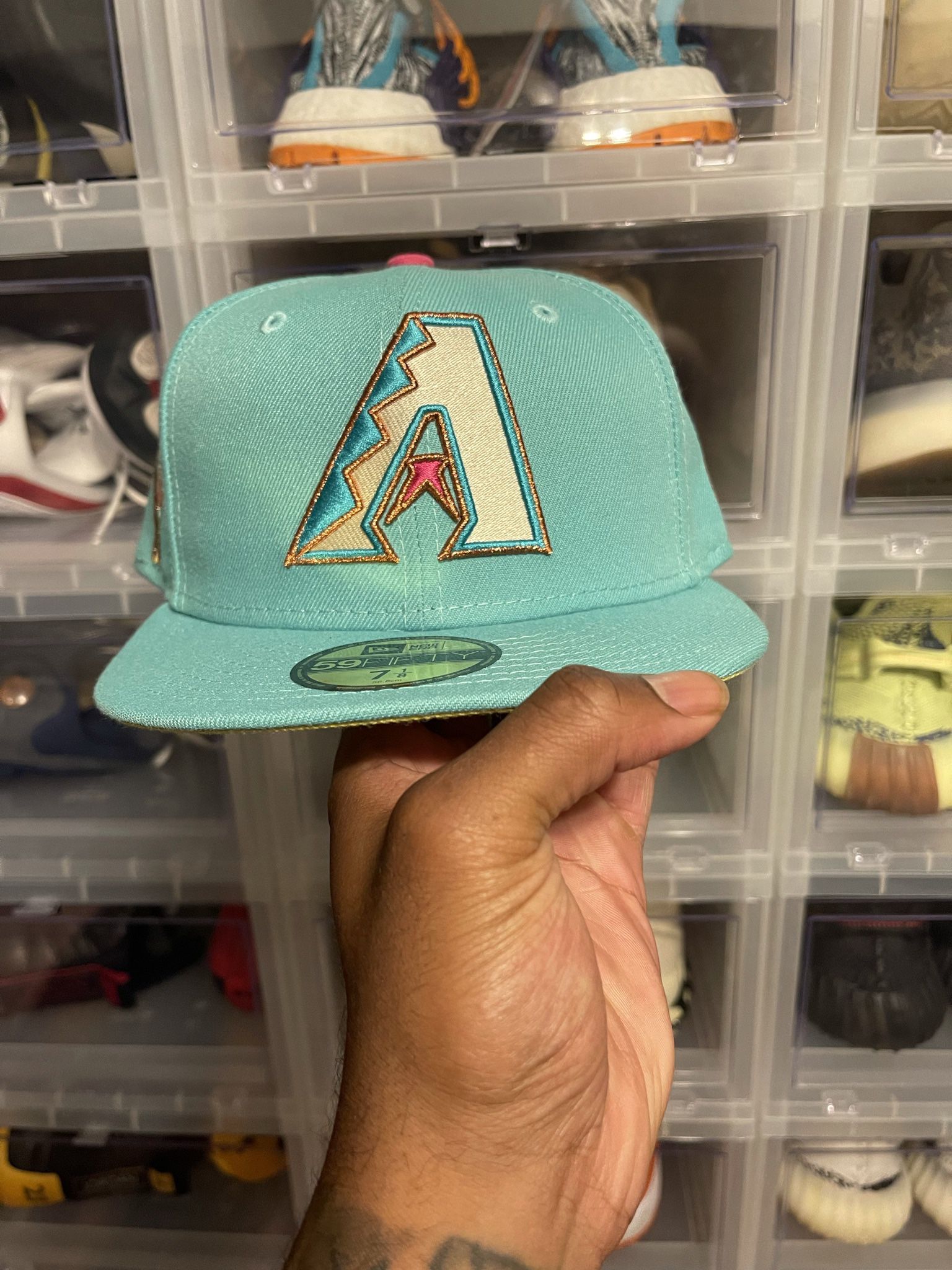 New Era Diamondback Fitted With Side Patch 