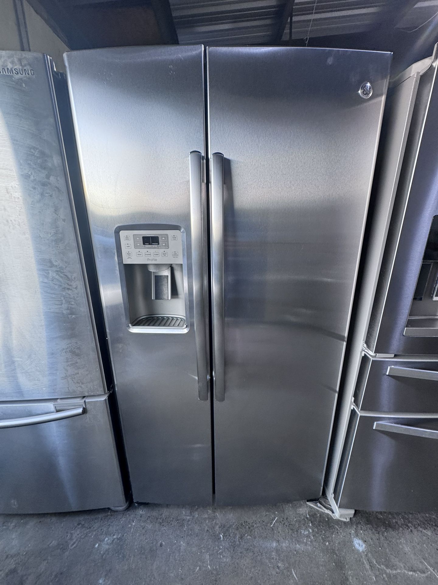 Ge Profile Refrigerator Stainless Steel 36 "width Counter Depth 