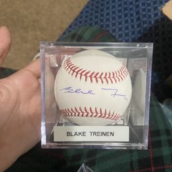 Blake Treinen Signed Baseball Dodgers Jsa Authentic