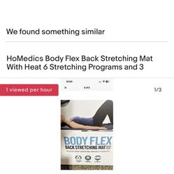 Body Flex Back Stretching Mat With Heat
