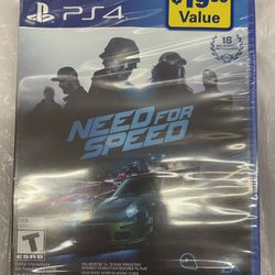Need For Speed PS4