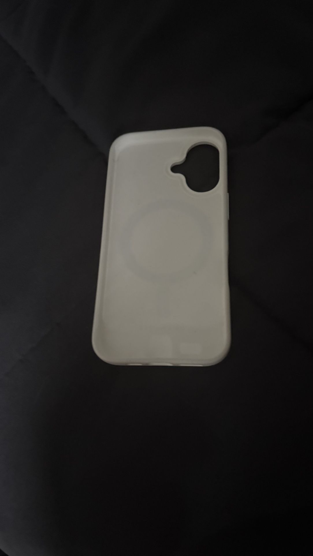 White Silicone iPhone 16 Case