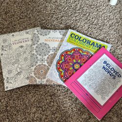 Adult Coloring Books – Brand New