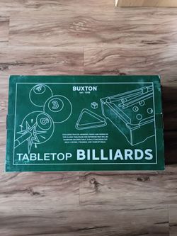 Buxton Tabletop Billiards