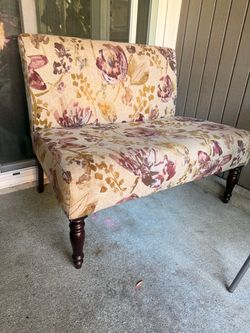 Floral couch