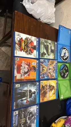 PS4 with games