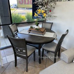 Round Dining Set 4 chairs