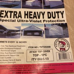 20x20 Valance Tarp