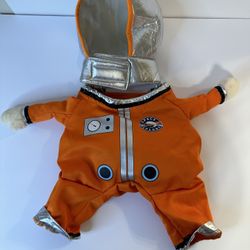 Orange Space Explorer Dog Costume
